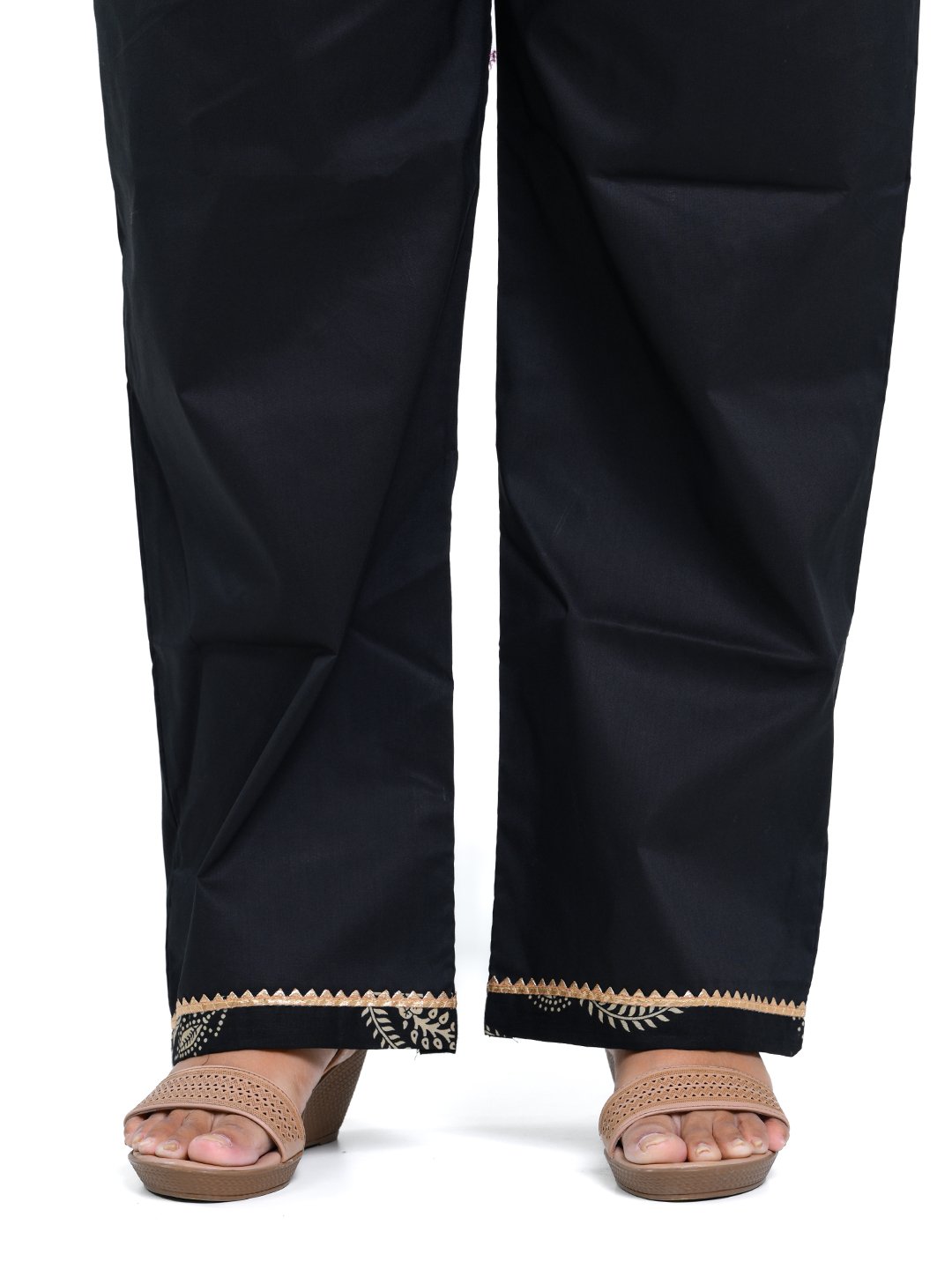 Classic Black Cotton Suit Set - Image 6